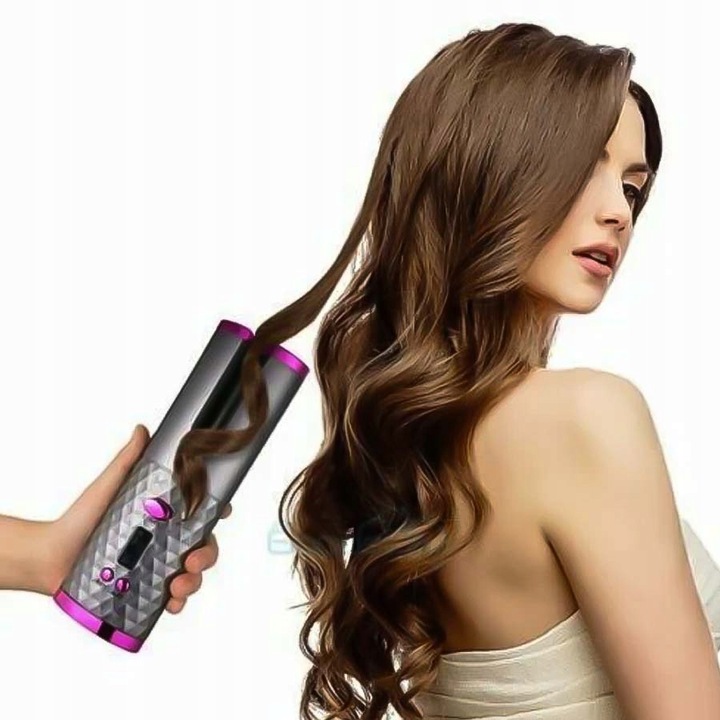 AUTOMATYCZNA LOKÓWKA DO WŁOSÓW Z POWŁOKĄ CERAMICZNĄ LCD