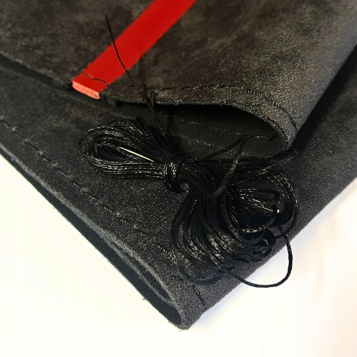 POKROWIEC NA KIEROWNICĘ ALCANTARA ZAMSZOWY Z Jednego Kawałka DO OBSZYCIA