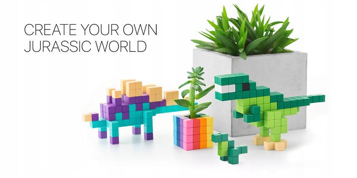 ZABAWKA DLA PRZEDSZKOLAKA KLOCKI MAGNETYCZNE KREATYWNA UKŁADANKA TRWAŁA