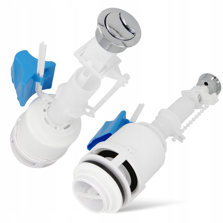 ZAWÓR SPUSTOWY SPŁUCZKI Uniwersalny DWUFUNKCYJNY Przycisk Spłukujący WC T1