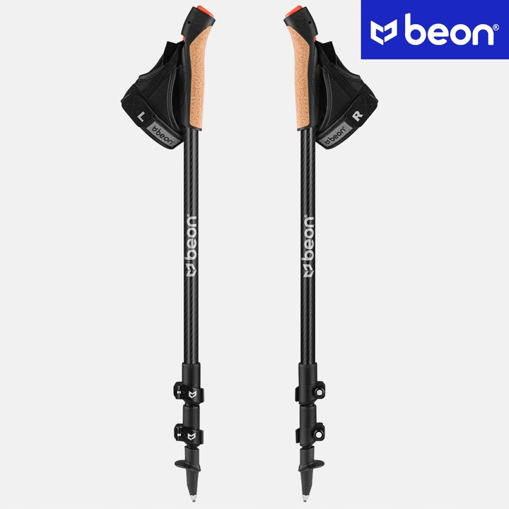 KIJE NORDIC WALKING KIJKI SKŁADANE DO CHODZENIA KARBONOWE WŁÓKNO WĘGLOWE