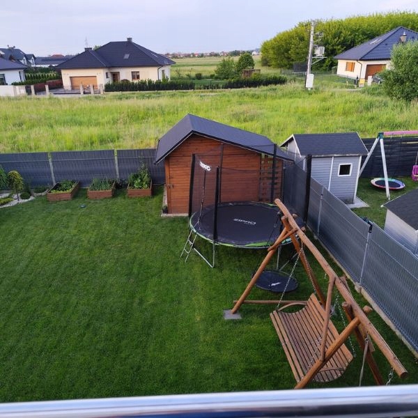 BRĄZOWA OSŁONA NA PŁOT LISTWY NA OGRODZENIE PANELE LAMELE 122X250CM