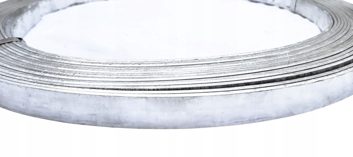 BEDNARKA OCYNKOWANA 30x4 TAŚMA STALOWA KRĄŻEK 10M