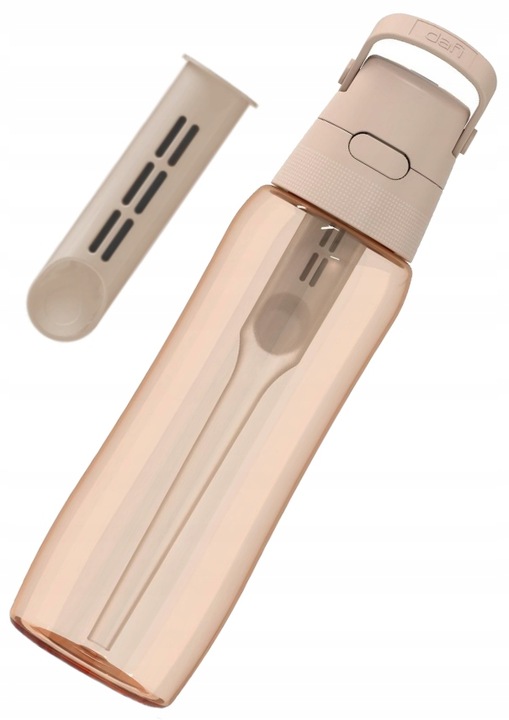 Butelka na wodę Dafi Solid cappuccino barwiona 0,7l + filtr