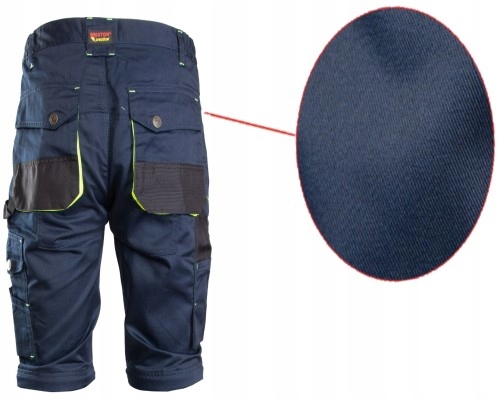 SPODNIE robocze do pasa ODPINANE NOGAWKI 54 Męskie