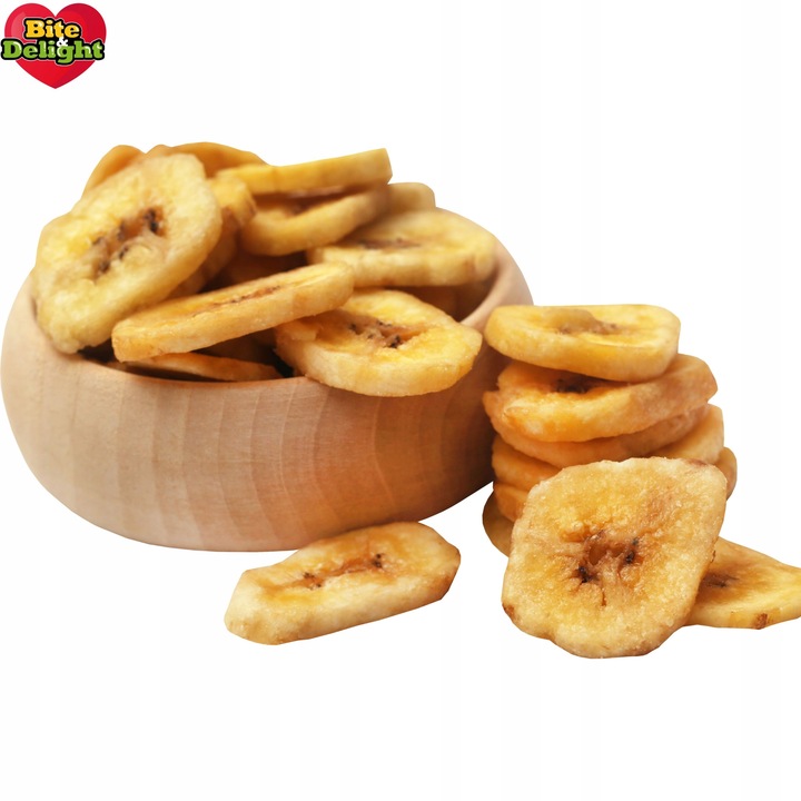 Chipsy bananowe bez cukru niesłodzone 2kg Zdrowa przekąska suszony banan