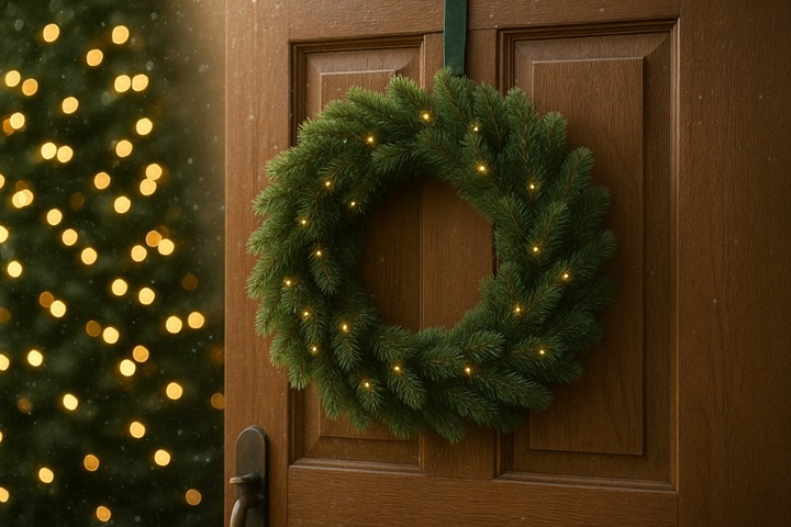 WIANEK WIENIEC LED 40CM 40 L ZIELONY NA BATERIE