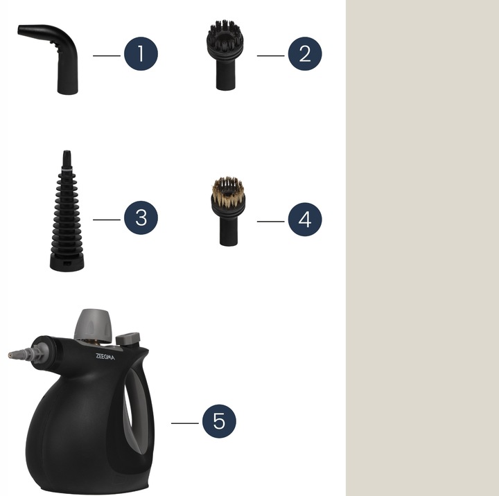 PAROWNICA na PLUSKWY Myjka Parowa Czyścik Okien Ciśnieniowy 1000W 3Bar