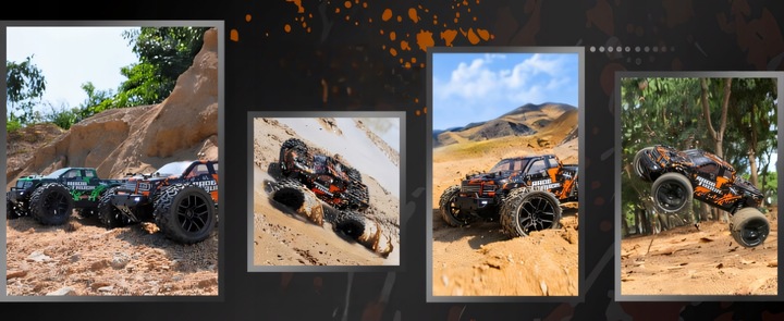 Samochód Zdalnie Sterowany 4x4 RC Terenowy Auto 1:18 36km/h Pilot 2.4 GHz