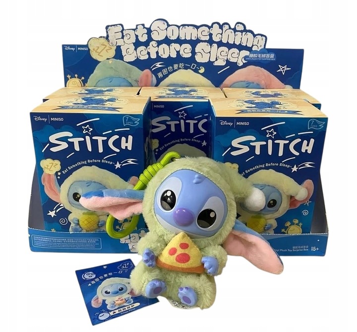 Blind Box Stich Maskotka Niespodzianka Stitch Brelok Pluszowy