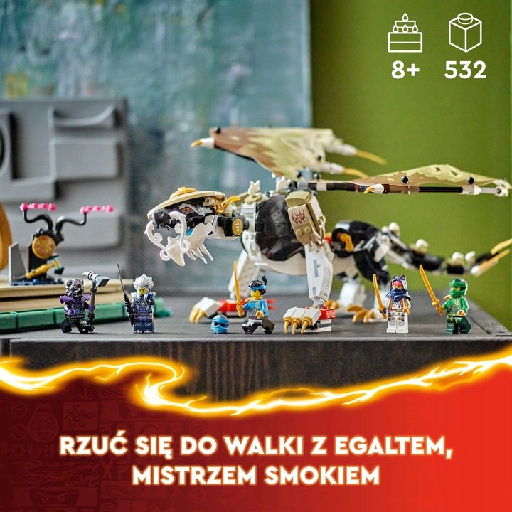 LEGO NINJAGO SMOCZY MISTRZ EGALT 71809 ZESTAW KLOCKÓW 8+ PREZENT