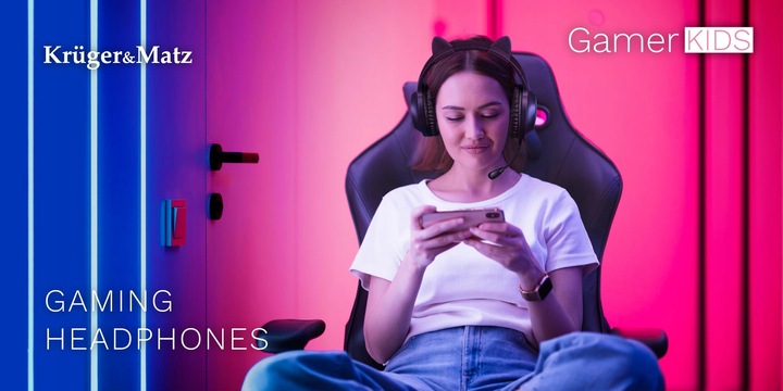 Słuchawki gamingowe dla dzieci Kruger&Matz
