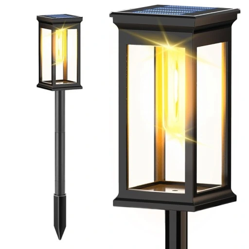 6x Lampa ogrodowa SOLARNA LED wbijana Latarnia Żarówka Filament 3000K SMD