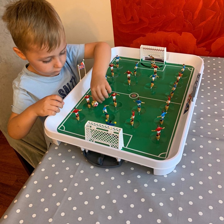 Piłkarzyki Sprężynowe XXL Piłka Duże Gra do Piłki Nożnej 22 Piłkarzy Dzieci