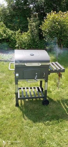 GRILL WĘGLOWY ŻELIWNY RUSZT Landmann OGRODOWY DUŻY