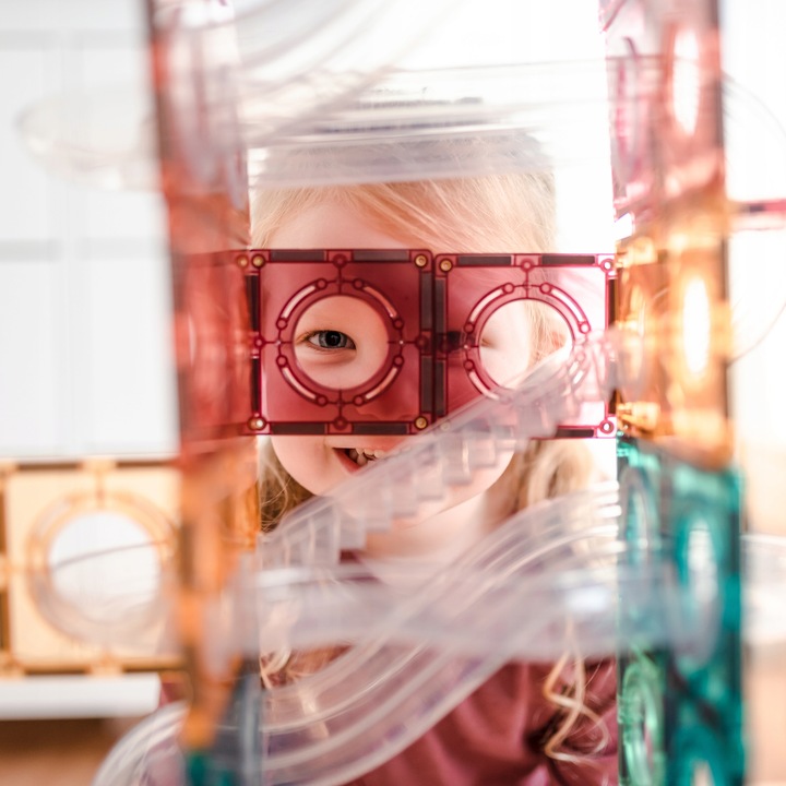 Klocki magnetyczne konstrukcyjne Kulodrom Connetix Pastel 106 elementów