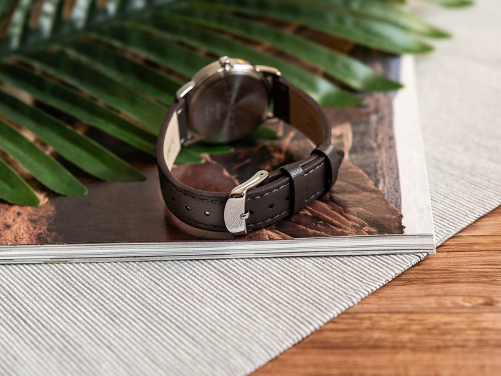 DAMSKI ZEGAREK TIMEX TW2V75200 EASY READER BRĄZOWY NA PASKU PODŚWIETLENIE