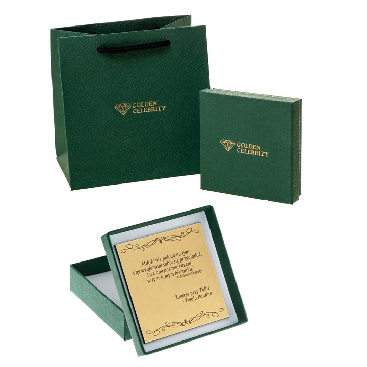 ZŁOTY ŁAŃCUSZEK Z SERDUSZKIEM NASZYJNIK DLA DZIEWCZYNKI, STAL CHIRURGICZNA