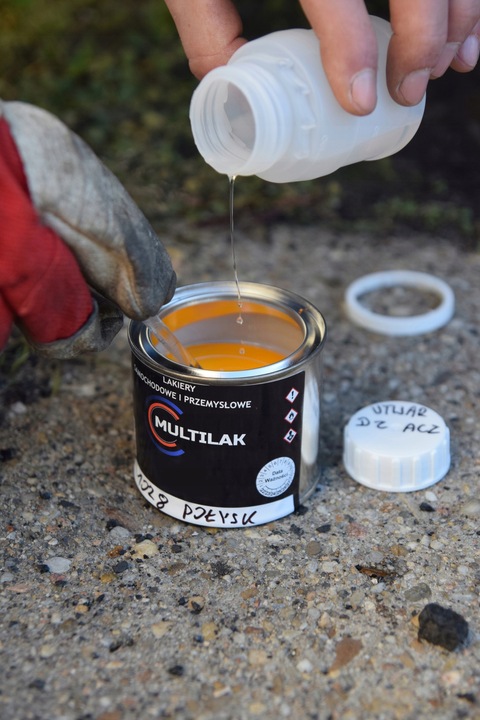 Lakier do zacisków hamulcowych RAL 6001 połysk