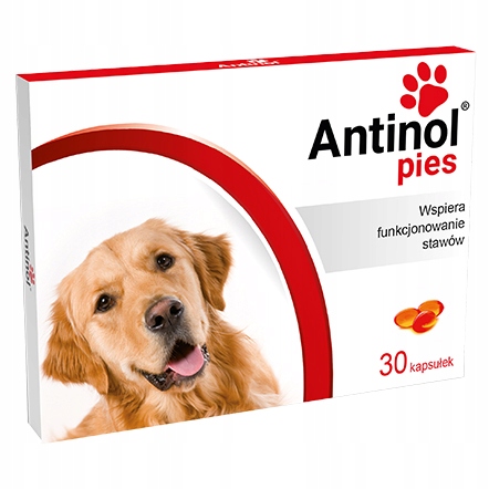 ANTINOL Pies 30 kapsułek Wspiera funkcjonowanie stawów BIOVICO