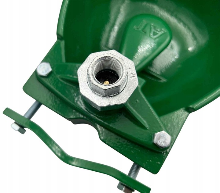 SOLIDNE POIDŁO MISKOWE ŻELIWNE DLA BYDŁA I KONI KOMPLETNE 3L Z OBEJMĄ