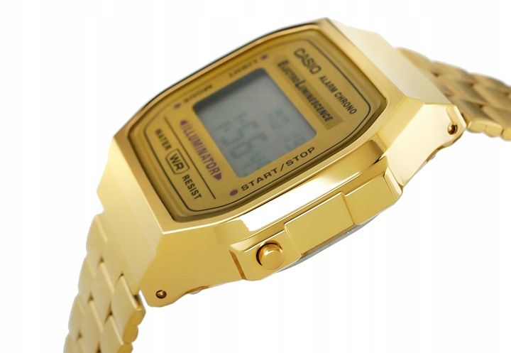 ZEGAREK MĘSKI CASIO RETRO VINTAGE A168 WG + PUDEŁKO