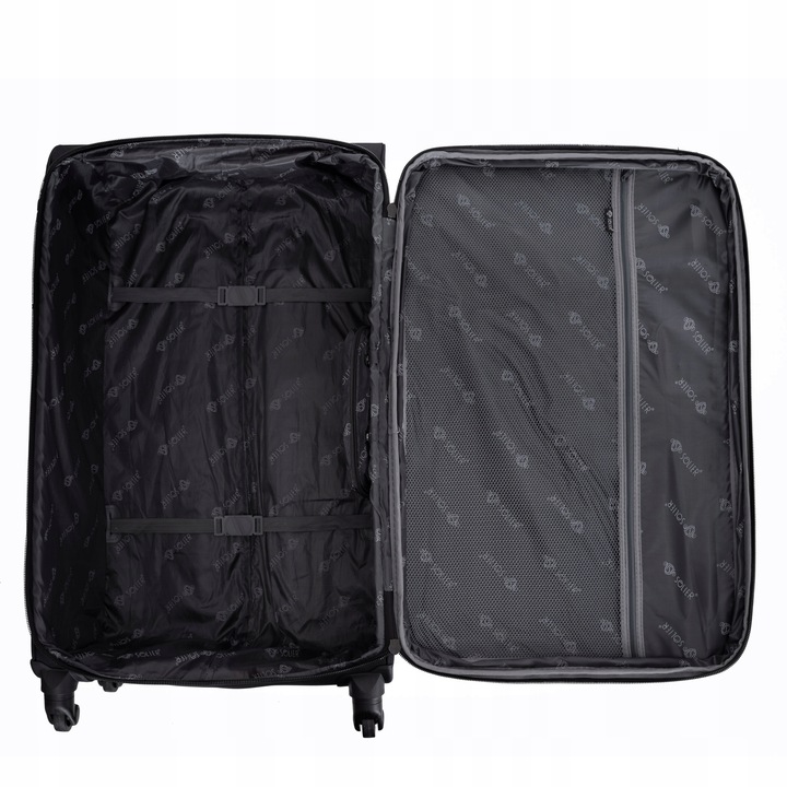 Walizka DUŻA na kółkach podróżna MATERIAŁOWA miękka pojemna GRATIS KOLORY