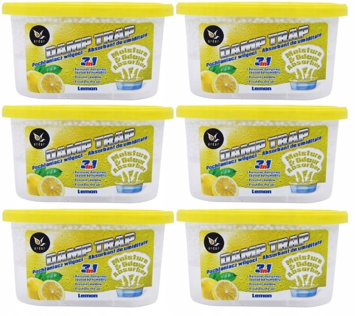 Ardor Pochłaniacz Wilgoci 3w1 Lemon Zestaw 6x400ml