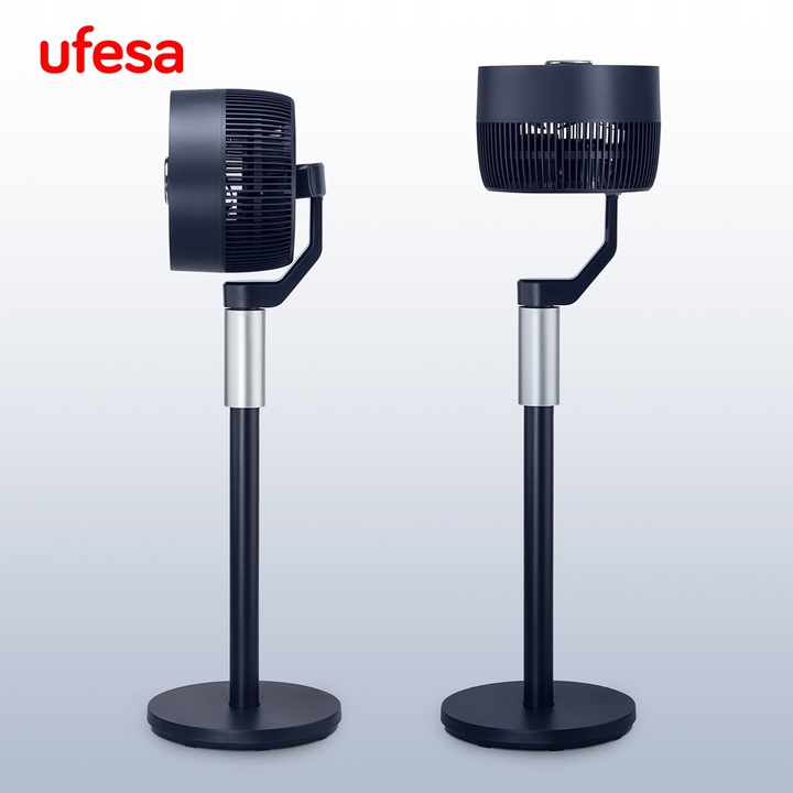 WENTYLATOR STOJĄCY UFESA CYRKULATOR OSCYLACJA 3D 3 TRYBY 70W TIMER PILOT