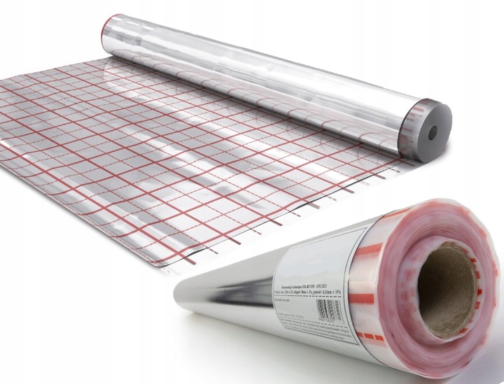 Folia Do Ogrzewania Podłogowego 110 µ pod PODŁOGÓWKI 110 ROLKA 50m MOCNA