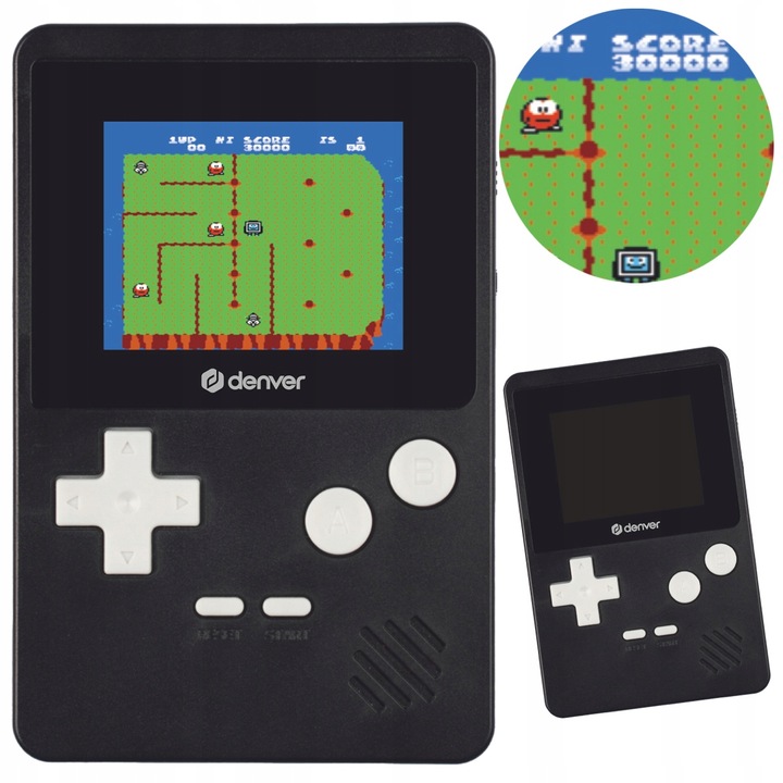 Gamepad z ekranem kolorowy LCD 2,5” DENVER GMP-290 200 gier 320 x 240