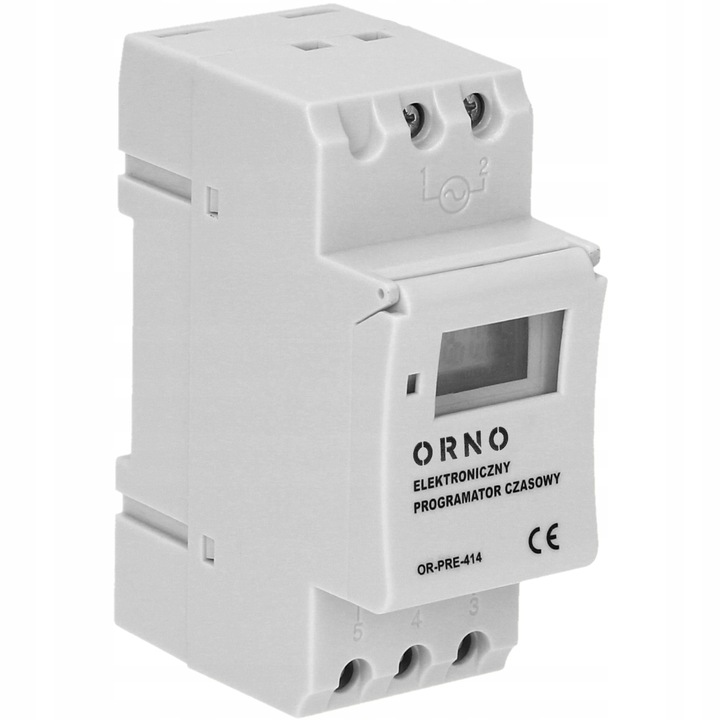 PROGRAMATOR CZASOWY NA SZYNĘ DIN CYFROWY TYGODNIOWY TIMER ELEKTRONICZNY LCD