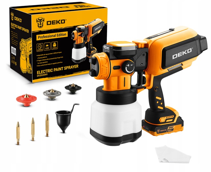 PISTOLET DO MALOWANIA ŚCIAN AGREGAT MALARSKI 3DYSZE 70 DIN ZESTAW XXL DEKO
