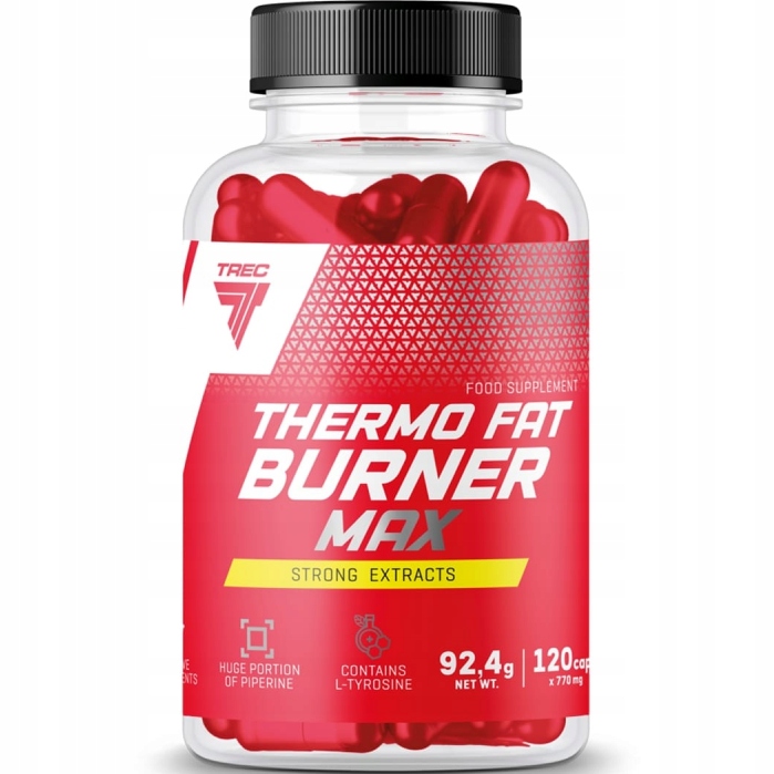 TREC THERMO FAT BURNER 120kaps NIESAMOWITY SPALACZ