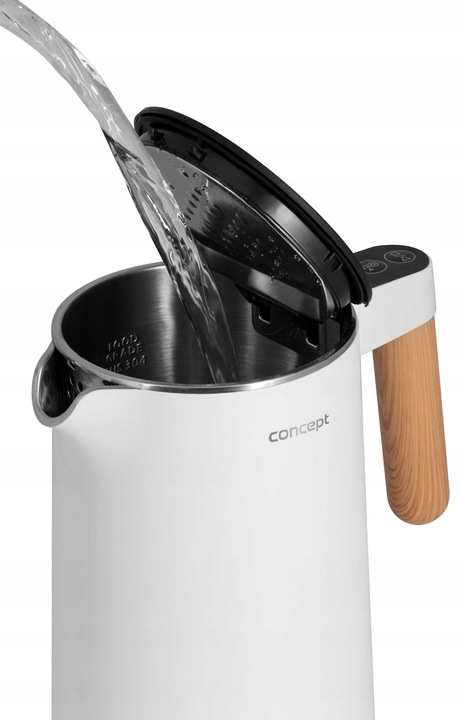 Czajnik elektryczny double wall 1,5 l biały RK3300