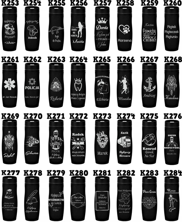 KUBEK TERMICZNY Z Grawerem URODZINY 18-99 PREZENT DLA NAUCZYCIELA