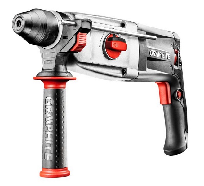 MŁOTOWIERTARKA MŁOT WIERTARKA SDS-Plus 800W AKCESORIA 3,2J GRAPHITE 58G529