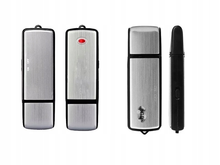 MINI DYKTAFON SZPIEGOWSKI PODSŁUCH PENDRIVE USB