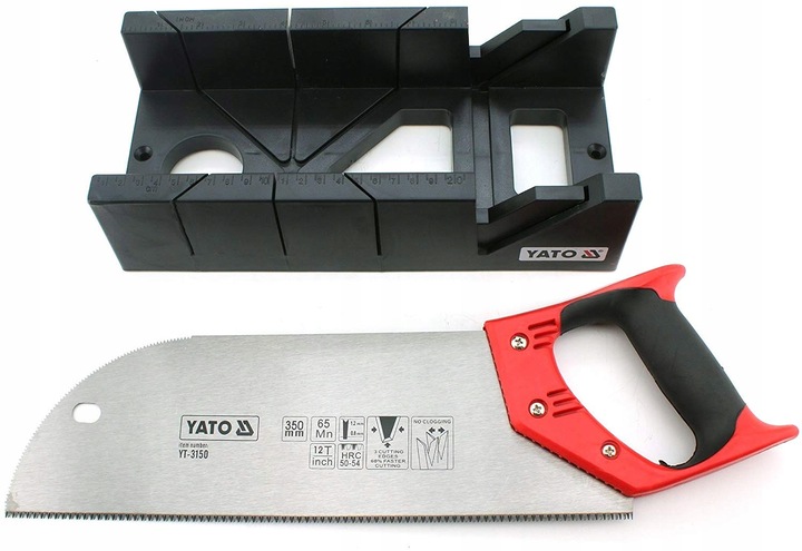 YATO PIŁĄ RĘCZNA DO DREWNA + SKRZYNKA 300mm UCIOSOWA PRZYRŻNIA YATO YT-3150