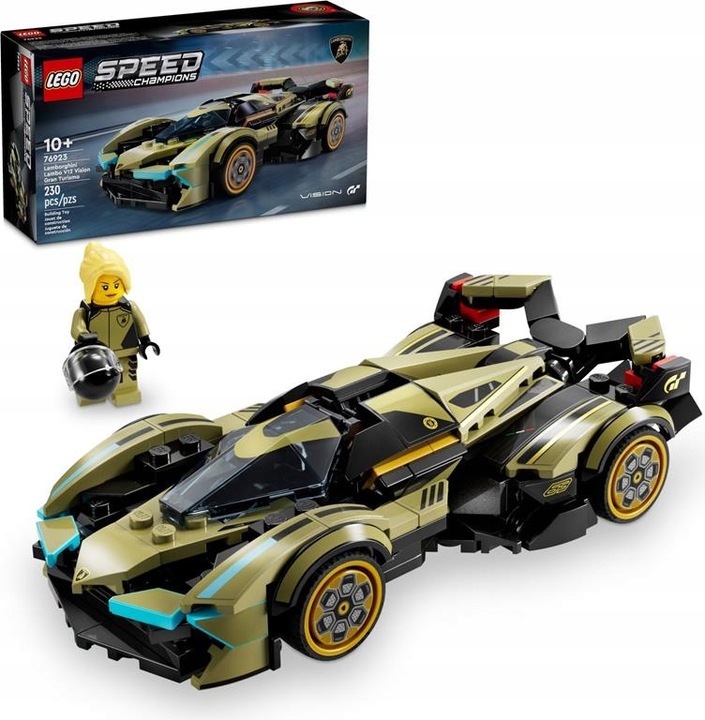 KLOCKI LEGO | SPEED CHAMPIONS 76923 LUKSUSOWE LAMBORGHINI V12 GT + TORBA