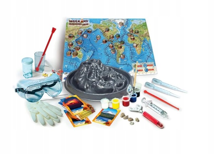 NAUKOWA ZABAWA WULKANOLOGIA WULKANY CLEMENTONI 50893