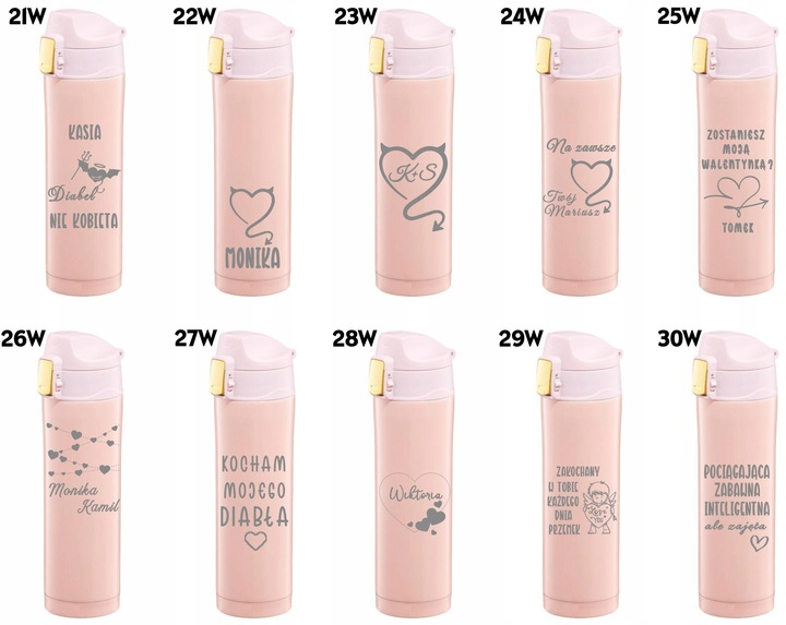 Kubek Termiczny z grawerem 420ml Twój Tekst dla Nauczyciela prezent