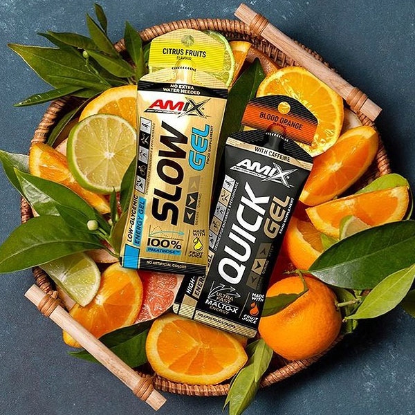 Amix Quick Gel SZYBKOWCHŁANIALNY ŻEL ENERGETYCZNY dla sportowców - kartonik