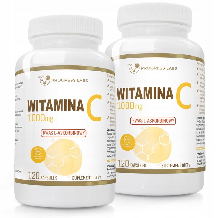 WITAMINA C 1000mg KWAS L-ASKORBINOWY 240kapsułek