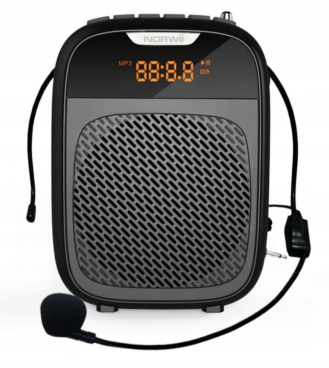 Norwii S328 Przewodowy Wzmacniacz Głosu Mikrofon, Radio