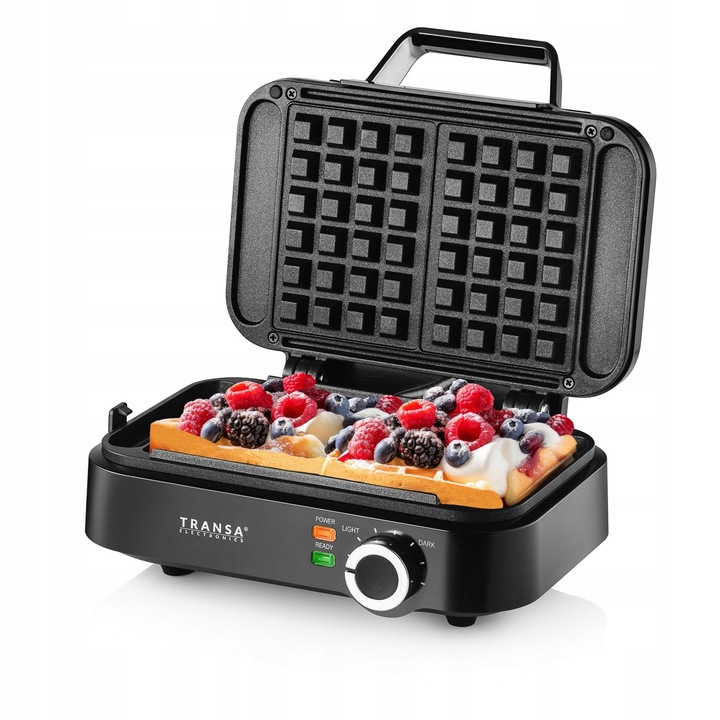 GOFROWNICA NA 2 DUŻE GOFRY REGULACJA TEMPERATURY i STOPNIA WYPIEKANIA 1500W