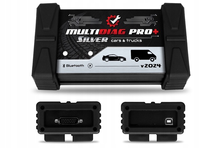 MULTIDIAG PRO+ SILVER 2024 TESTER INTERFEJS DIAGNOSTYCZNY OBD 2 SKANER j.PL
