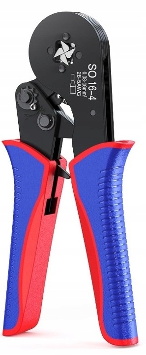 Zaciskarka Praska do Tulejek Kabli Konektorów Przewodów 0,08 mm2 - 16 mm2