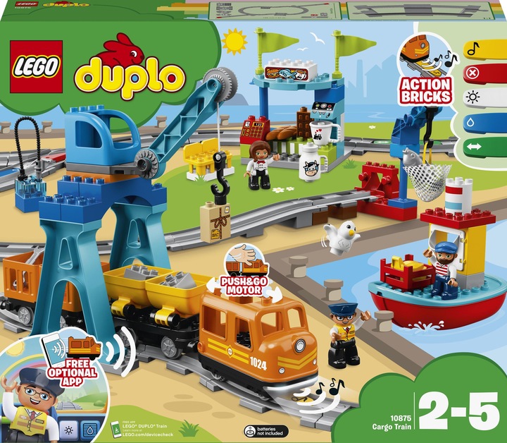 LEGO Duplo 10875 Pociąg towarowy