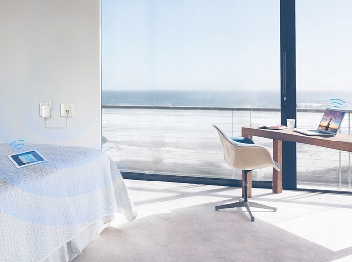 TPLINK WZMACNIACZ SYGNAŁU WIFI WA855RE REPEATER